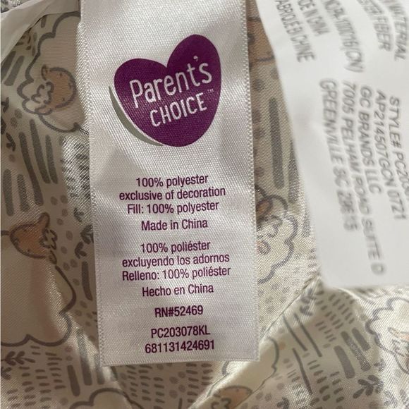 Lamb Unisex Neutral Security Blanket Lovey Snuggle Buddy Parents Choice NWT - Picture 7 of 10